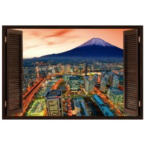 Ventanas 3d yokohama y monte fuji